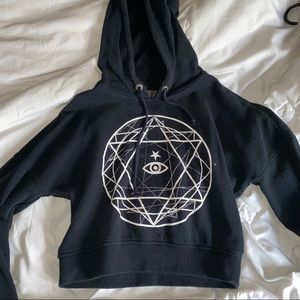 Cropped Black Sweater